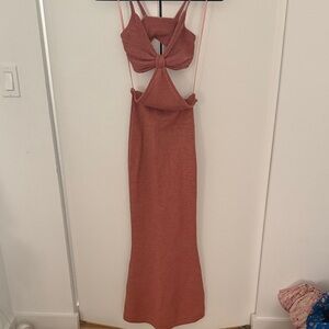 Cult Gaia Cutout Pink Dress